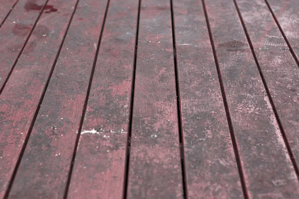 Lege houten vloer — Stockfoto