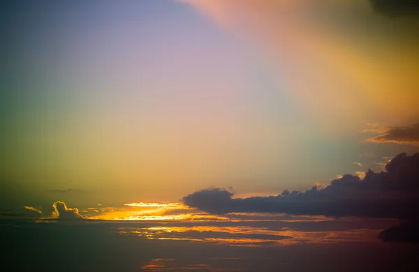 Atardecer cielo fondo — Foto de Stock