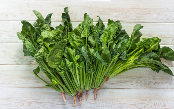 Fresh Spinach top view — Stock Photo, Image