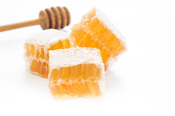 Honeycomb on a white background — Stock Photo, Image