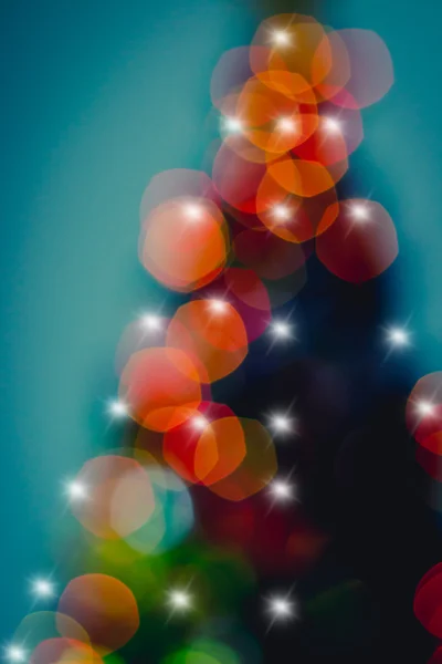 Absztrakt karácsonyfa defocused fények — Stock Fotó