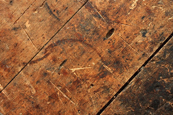 Wooden workbench background