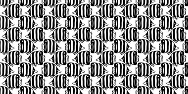 Balık desensiz kelebek somon balığı vektörü ton balığı karikatür eşarbı yunus balinası okyanus karo arka planı duvar kâğıdı karalama hayvan tasarımı