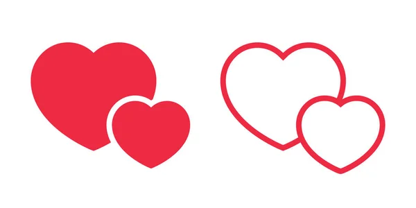 Corazón Vector Valentín Icono Logotipo Símbolo Carácter Dibujos Animados Garabato — Vector de stock