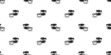 Köpek kemikleri kusursuz. Fransız buldog köpek yavrusu vektörü. Çizgi film iskeleti, cadılar bayramı. Duvar kâğıdı döşeme arka plan eşarbı.