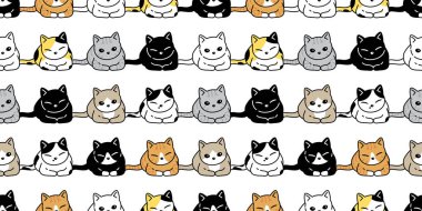 Kedisiz desenli kedi yavrusu. Calico vektör oyuncağı. Oyuncak yumağı eşarbı.