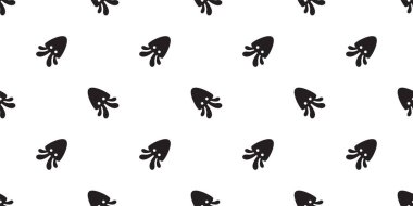 kalamarsız ahtapot desenli ahtapot balığı vektörü somon balığı balığı yunus balığı karalama ikonu okyanus hayvanı tekrar duvar kağıdı kaplama karo karalama tasarımı izole