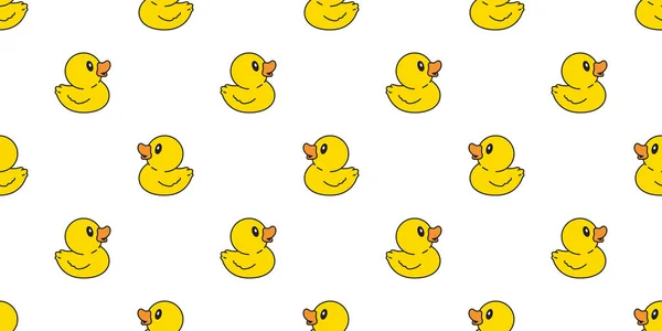 Seamless pattern with bath accessories - shampoo, rubber duck