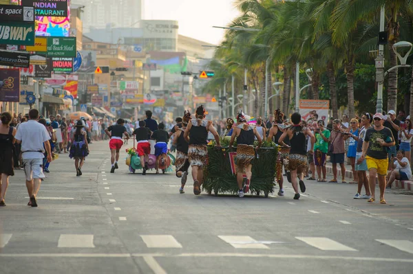 Pattaya Tailandia Enero 2015 Festival Pattaya Bed Race — Foto de Stock