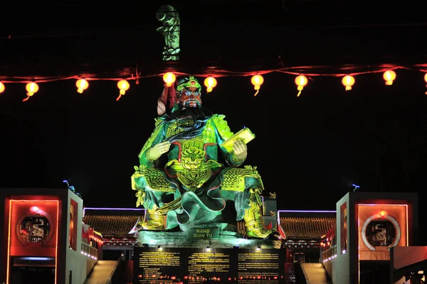 Koh Samui Tailandia Febrero 2016 Estatua Del Dios Chino Guan —  Fotos de Stock