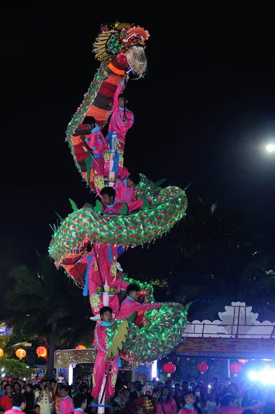 Pattaya Thailand February 2015 Spectacular Celebrations Chinese New Year 2558 — Stock Photo, Image