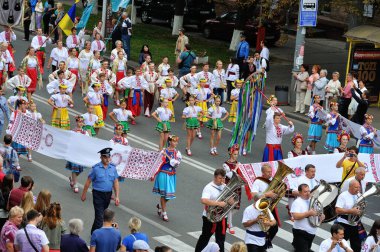 KIEV, UKRAINE - 24 AĞUSTOS 2013: Bağımsızlık Gününü Kutlama.