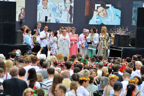 Kiev Ukraine August 2013 Firandet Självständighetsdagen — Stockfoto