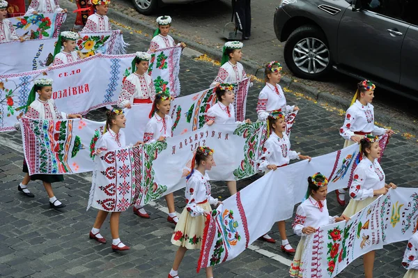 Kiev Ukraine Ağustos 2013 Bağımsızlık Gününü Kutlama — Stok fotoğraf