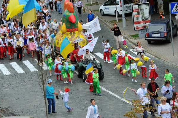 Kiev Ucrania Agosto 2013 Celebrando Día Independencia — Foto de Stock