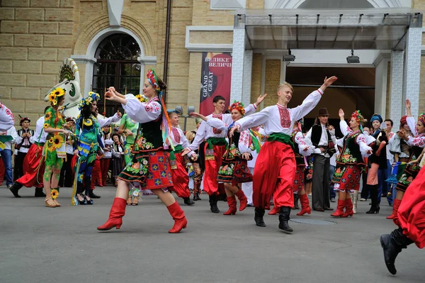 Kiev Ucrania Agosto 2013 Celebrando Día Independencia — Foto de Stock