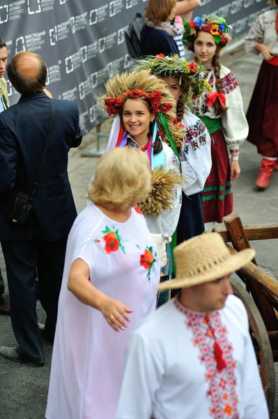 Kiev Ucrania Agosto 2013 Celebrando Día Independencia — Foto de Stock