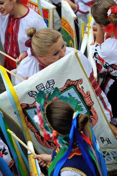 Kiev Ucrânia Agosto 2013 Celebrando Dia Independência — Fotografia de Stock