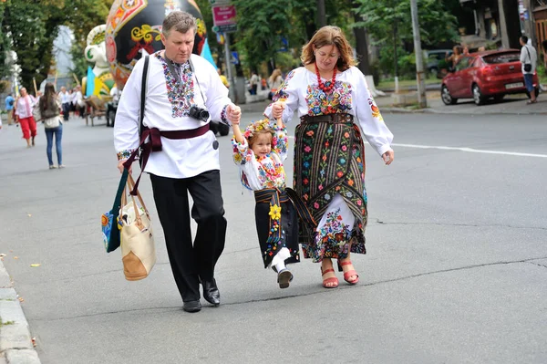 Kiev Ucrania Agosto 2013 Celebrando Día Independencia — Foto de Stock