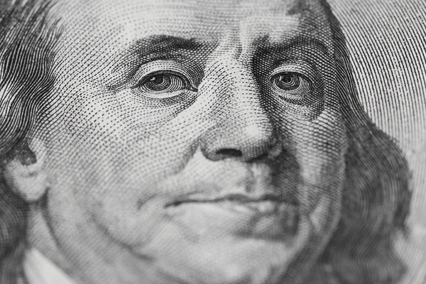 Kwalitatieve portret Benjamin Franklin. — Stockfoto