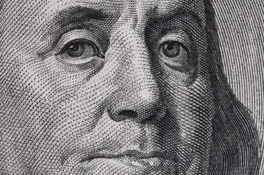 Nitel portre Benjamin Franklin.