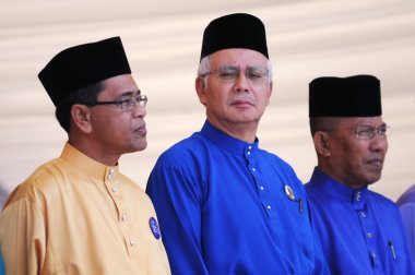 Pekan, Malezya - 20 Nisan: Başbakan Mohd Najib Abdul Raz