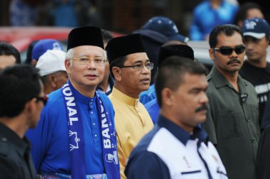 Pekan, Malezya - 20 Nisan: Başbakan Mohd Najib Abdul Raz