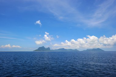 Toplayan Adaları'nda Semporna, Sabah Borneo, Malezya