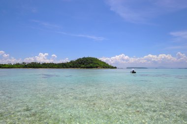 Toplayan Adaları'nda Semporna, Sabah Borneo, Malezya