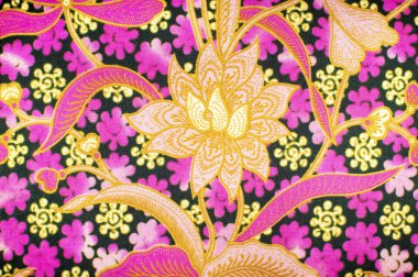 Güzel sanat Malezya ve Endonezya Batik desen