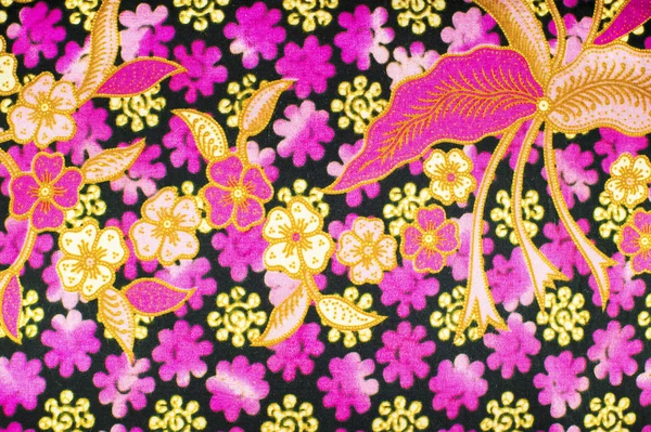 A gyönyörű, malajziai és indonéz batikolt mintát — Stock Fotó
