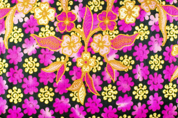 Piękna sztuka Malezji i Indonezji Batik wzór — Zdjęcie stockowe