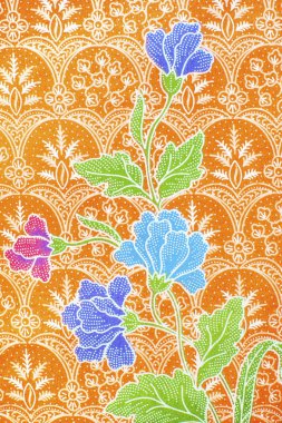 Güzel sanat Malezya ve Endonezya Batik desen