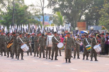 Kuantan-Ağustos 31:Malaysians katılmak Ulusal günü yürüyüşü, ce