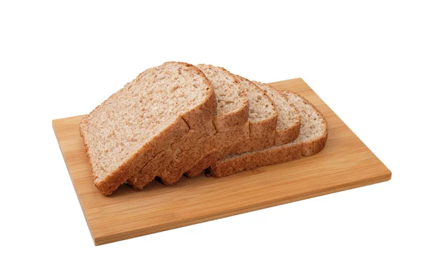 Цілий зерновий хліб ізольований на білому тлі — стокове фото