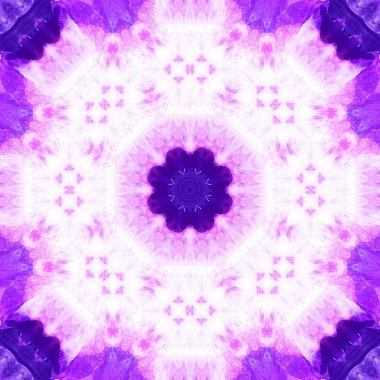 Konsantrik çiçek Merkezi makro yakın çekim. Mandala farklı renk seçenekleri sunan tasarım