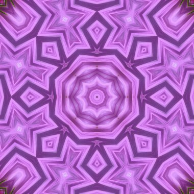 Konsantrik çiçek Merkezi makro yakın çekim. Mandala farklı renk seçenekleri sunan tasarım