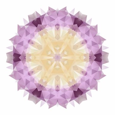 güzel çiçek mandala