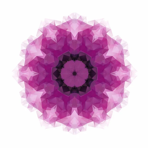 Hermosa flor mandala — Archivo Imágenes Vectoriales