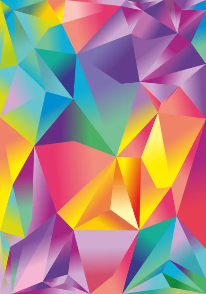 Modèle polygonal rétro — Image vectorielle