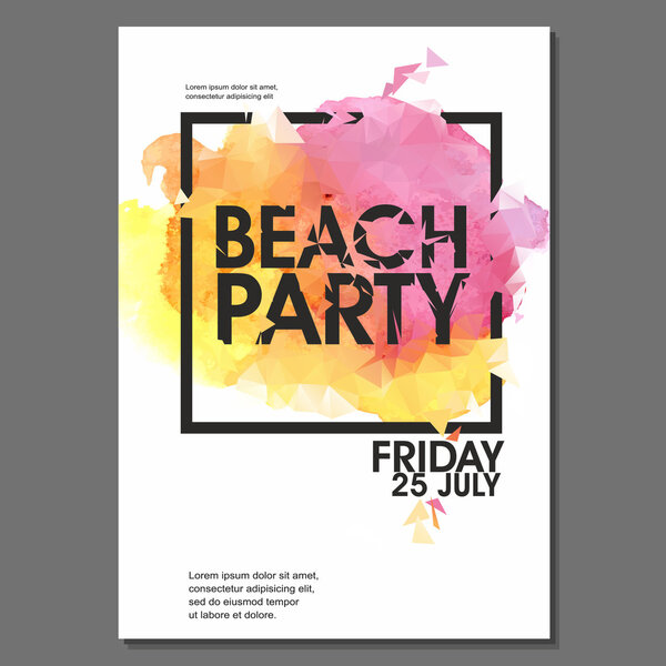Summer Night Party Flyer