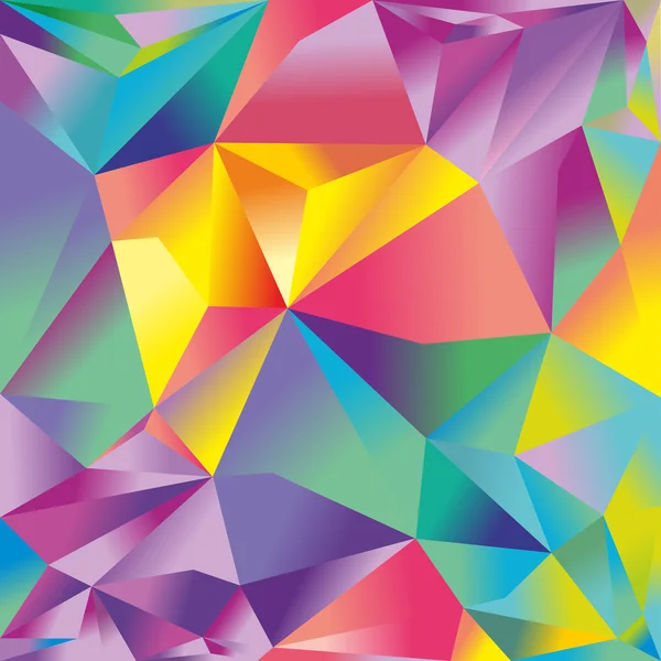 Modèle polygonal rétro — Image vectorielle