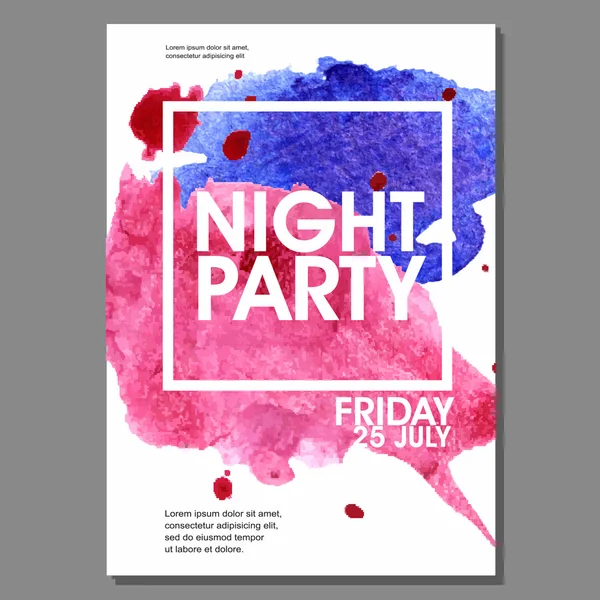 Yaz gecesi parti el ilanı