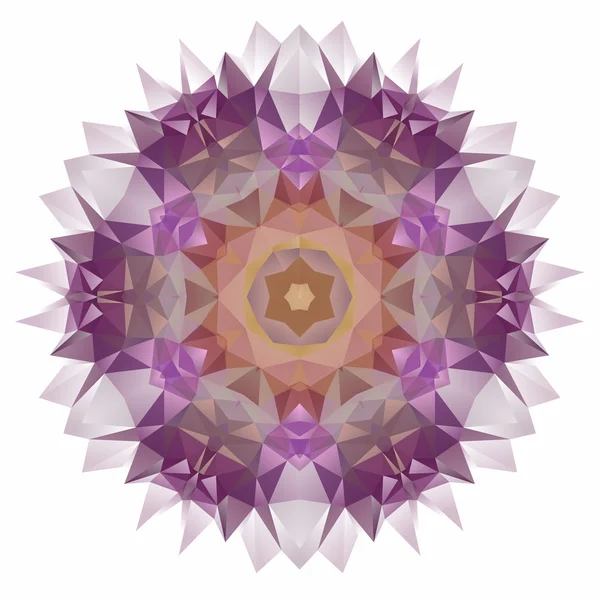 Belle mandala fleur — Image vectorielle