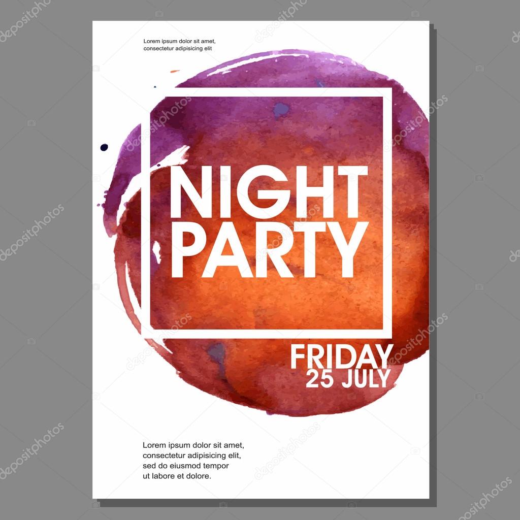 Summer Night Party Flyer