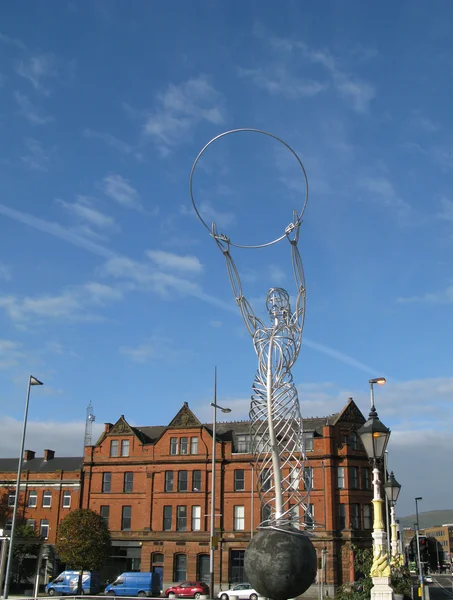 Beacon надії статуя або подяки статуя в Белфасті — стокове фото