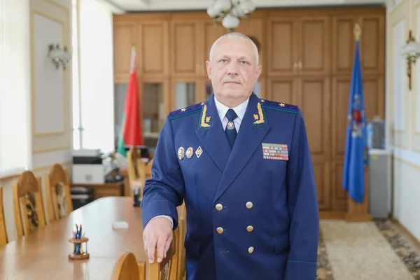 Minsk Belarus Październik 2020 Prokurator Generalny Mińska Olega Ławrukhina — Zdjęcie stockowe