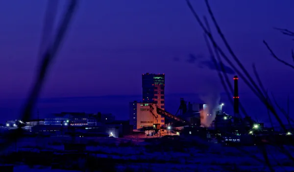 Воркутинская шахта — стоковое фото
