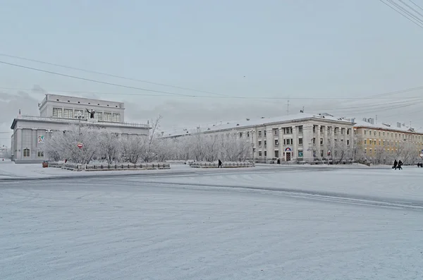 Palais de la culture des mineurs à Vorkuta . — Photo