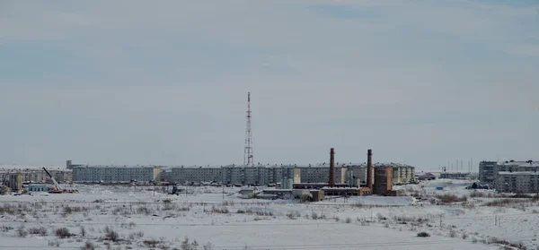 Vorkuta, télen — Stock Fotó